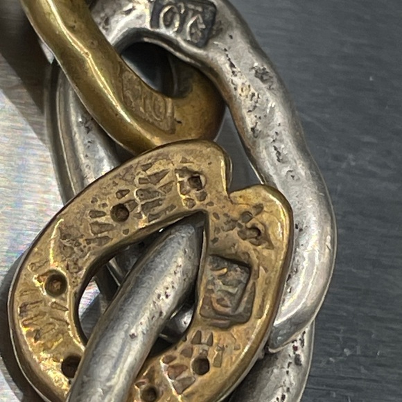 Mixed Metal Chain Bracelet - Picture 10 of 16